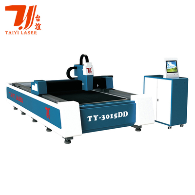 TY-3015DD 1000W - 3000W सिंगल बेड सीएनसी मेटल शीट फाइबर लेजर कटिंग मशीन