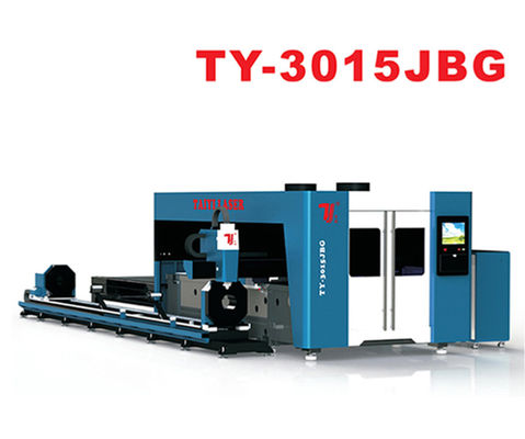 TY-3015JBG 1000W - 6000W सीएनसी फाइबर लेजर कटर मेटल ट्यूब SS पाइप लेजर कटिंग मशीन