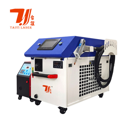 कैंटन फेयर प्रचार 1000w 1500w 2kw 3kw एल्यूमीनियम लोहे स्टेनलेस स्टील के लिए हैंडहेल्ड लेजर वेल्डिंग मशीन