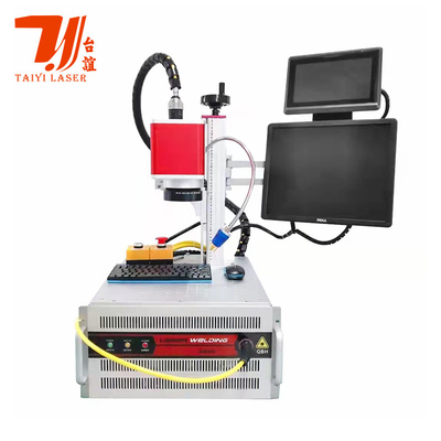 लिथियम बैटरी पैक वेल्डिंग के लिए 60W/100W/150W/300W QCW फाइबर लेजर वेल्डिंग मशीन