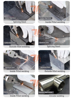 पानी की बोतल सिंक धातु प्लेट हैंडहेल्ड लेजर वेल्डिंग मशीन 1000W 1500W 2000W