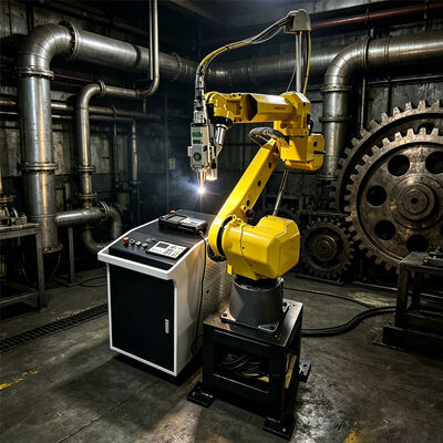 FANUC रोबोट एम-20 6 अक्ष रोबोट स्वचालित 3 डी फाइबर लेजर कटिंग मशीन फिटनेस उपकरण फर्नीचर समर्थन काटने के लिए