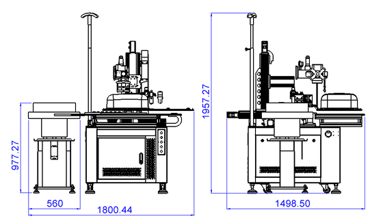2kw सिंक क्लैंप फाइबर स्वचालित लेजर वेल्डिंग मशीन 2000W
