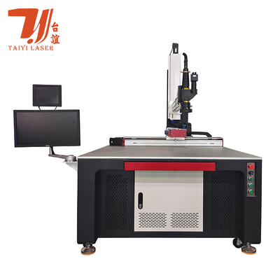 कैंटन फेयर प्रमोशन AC380V 4 एक्सिस YAG फाइबर लेजर वेल्डिंग मशीन स्टेनलेस स्टील शॉवर हेड मोल्ड के लिए