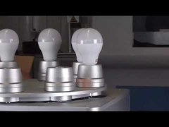 20W 30W 50W 100W स्वचालित 8 स्टेशन रोटरी एलईडी बल्ब लोगो प्रिंटिंग लेजर मार्किंग मशीन