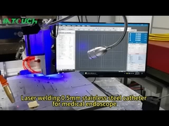 एंडोस्कोपिक कैथेटर सटीक फिटिंग प्लेटफार्म स्वचालित लेजर वेल्डिंग मशीन