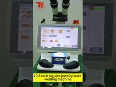 डेस्कटॉप 10 इंच बड़ी स्क्रीन लेजर आभूषण वेल्डिंग मशीन